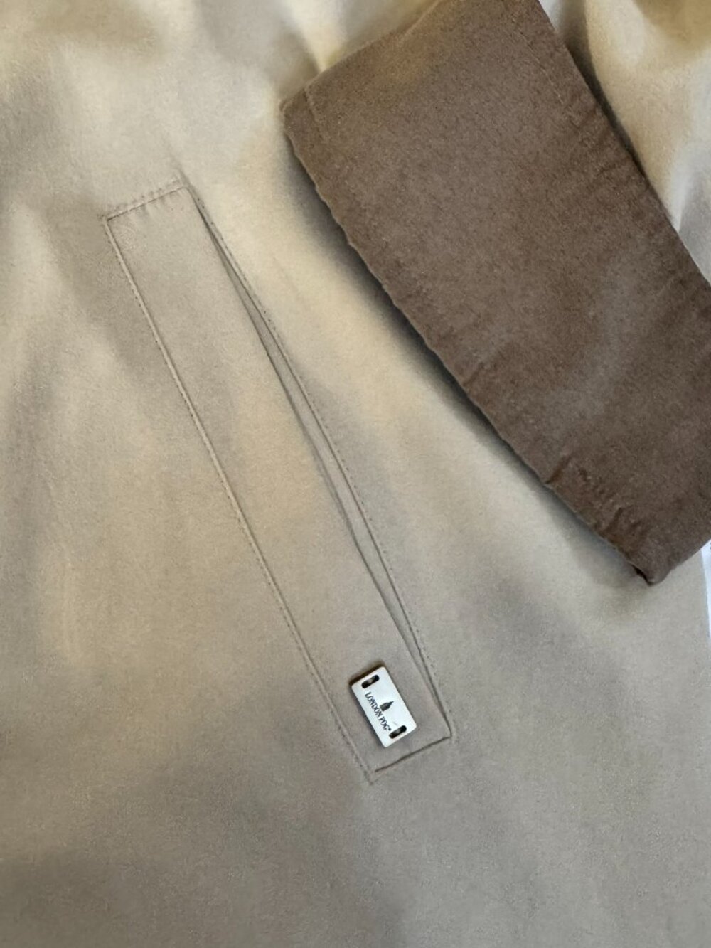 London Fog Men’s XL Tan Commuter Jacket. Machine Washable. - Picture 5 of 11